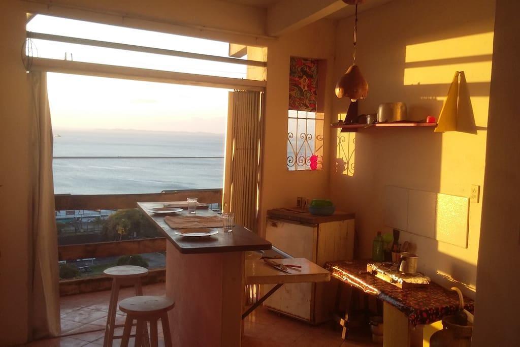 Apartamento Santo Antonio Vista Da Bahia Салвадор Стая снимка